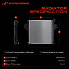 A-Premium Engine Coolant Radiator Assembly Compatible with Jeep