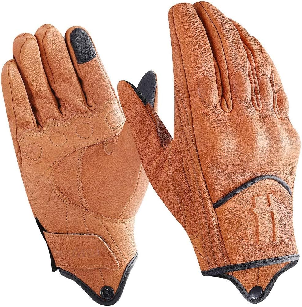 Mens Touchscreen Full Finger Motorcycle Riding Gloves GM028