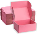 Pink Shipping Boxes 8x6x3 Inches, 20 Pack