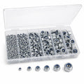 500PCS Metric Nylon Insert Lock Nuts Kit, M3 M4 M5 M6 M8 M10
