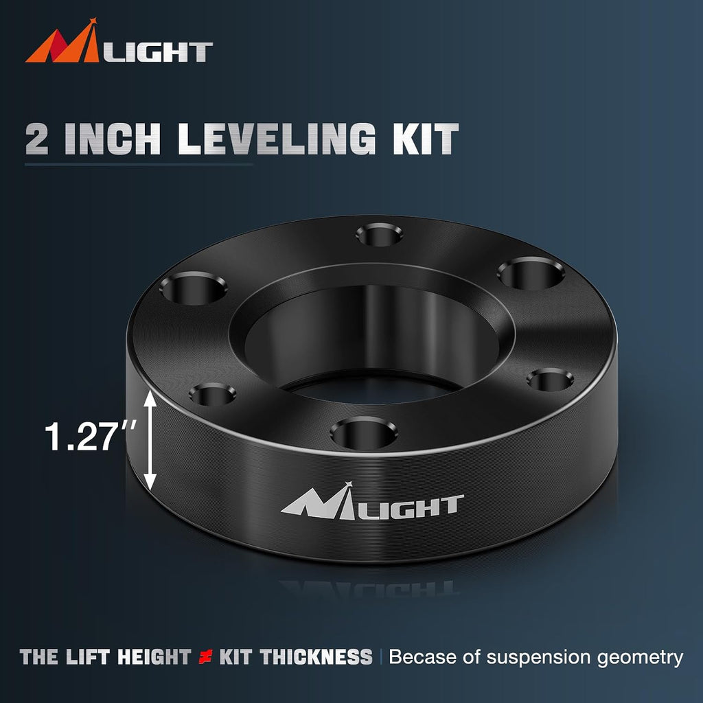 Nilight 2" Front Leveling Kit for Dodge Ram 1500 4WD 2006-2026