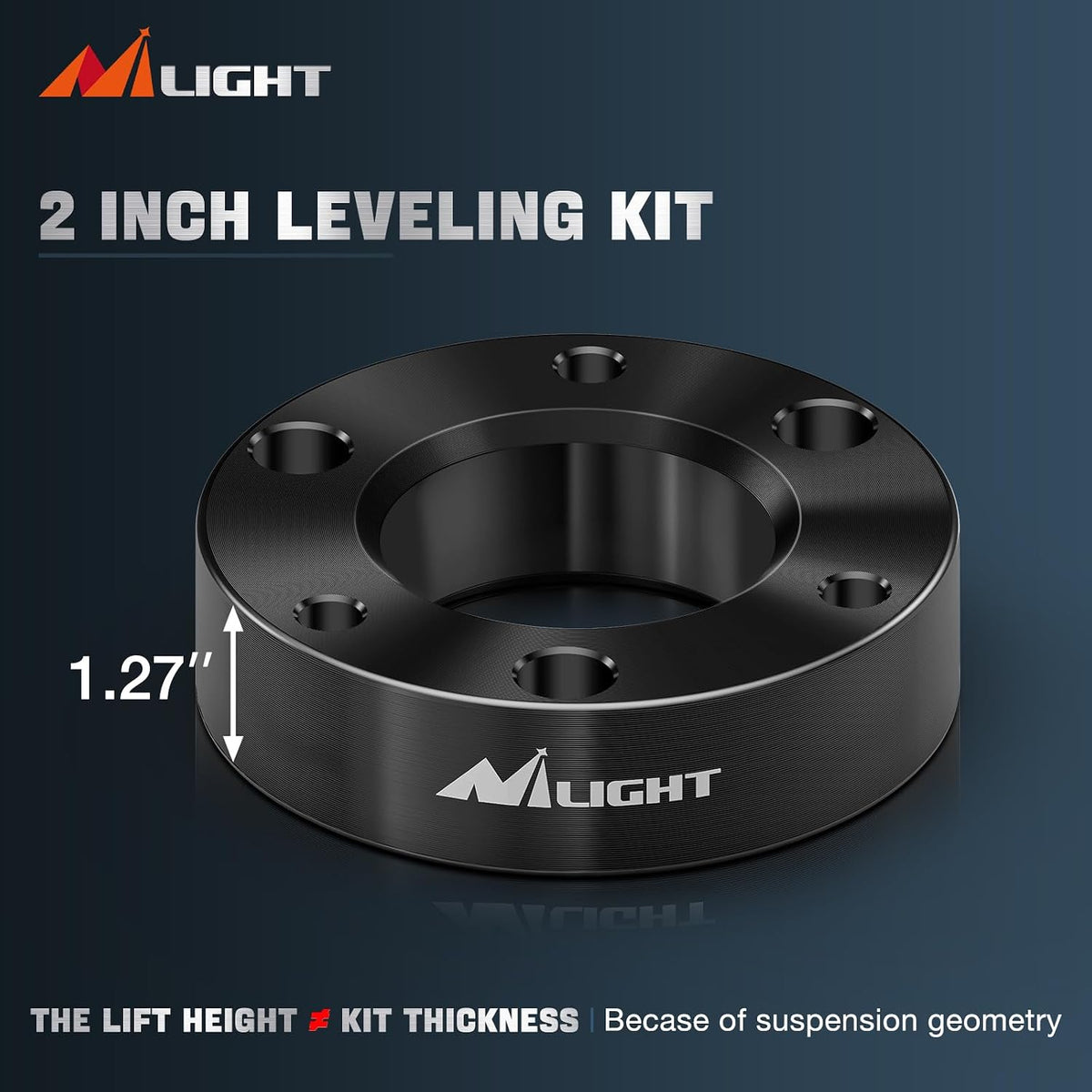 Nilight 2" Front Leveling Kit for Dodge Ram 1500 4WD 2006-2026