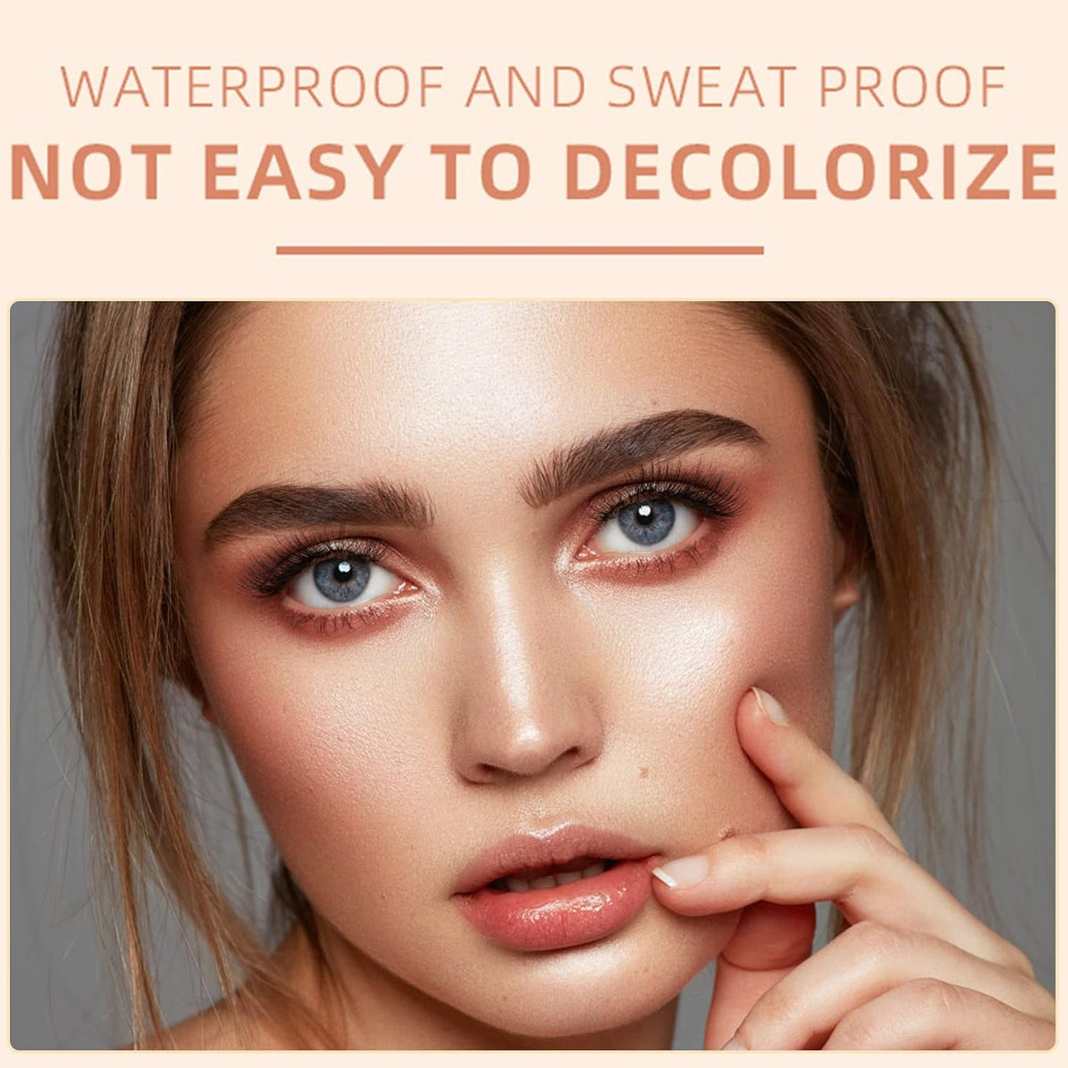 Eyebrow Pomade Gel with Brush for Women Girls - Brown