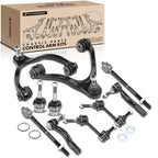 A-Premium 10Pcs Front Suspension Kit, Upper Control Arm, Lower Ball Joint