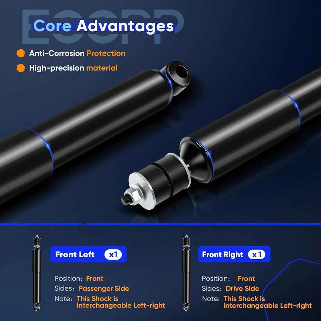 ECCPP Front Pair Shock Struts 1999-2016 for Ford for F-250 Super Duty