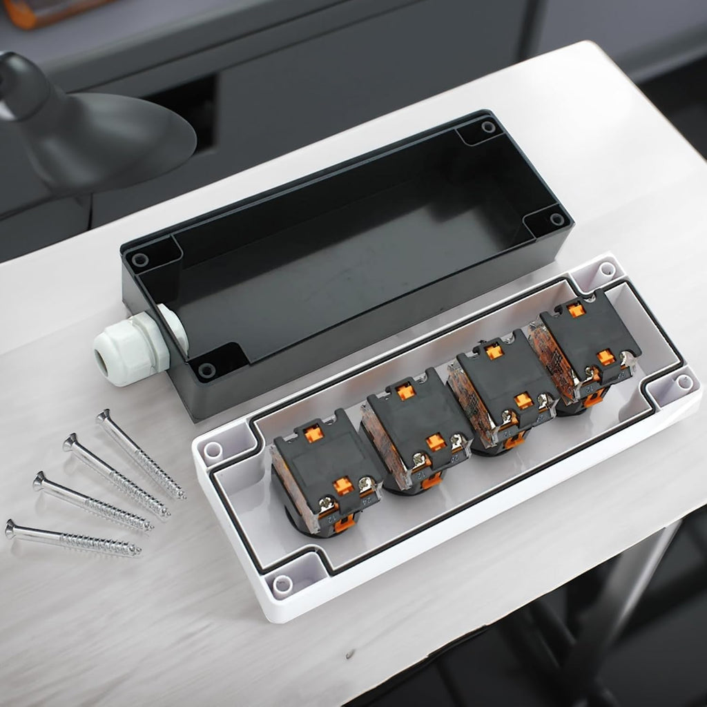 22mm Control Station Box with Momentary Push Button Switches
