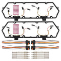 Valve Cover Gaskets Harnesses + Glow Plug Fits for 7.3L 94-97 Ford