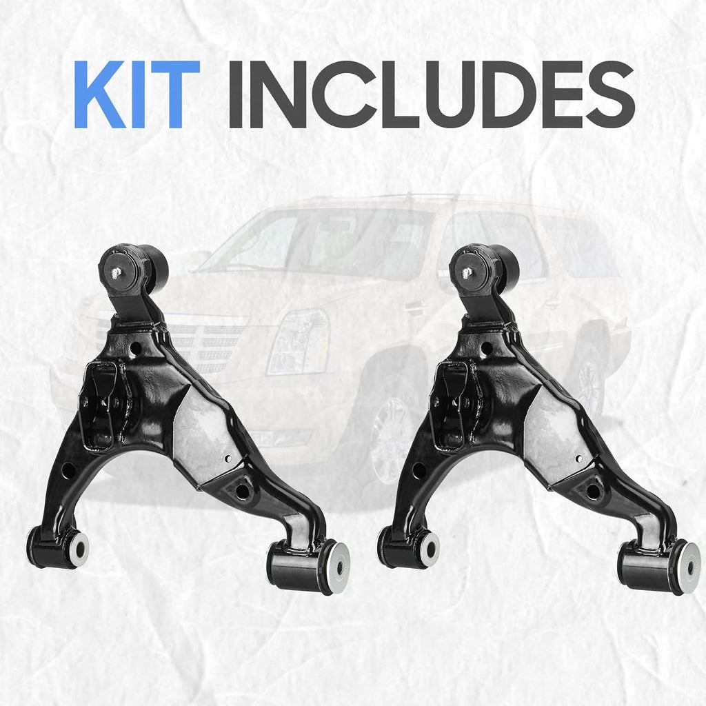 4WD/RWD Front Lower Control Arms w/Ball Joints-Driver & Passenger Side for 2005-2015 Toyota Tacoma 4WD Base RWD Pre Runner Suspension Kit K621293 K621294 (2PCs)