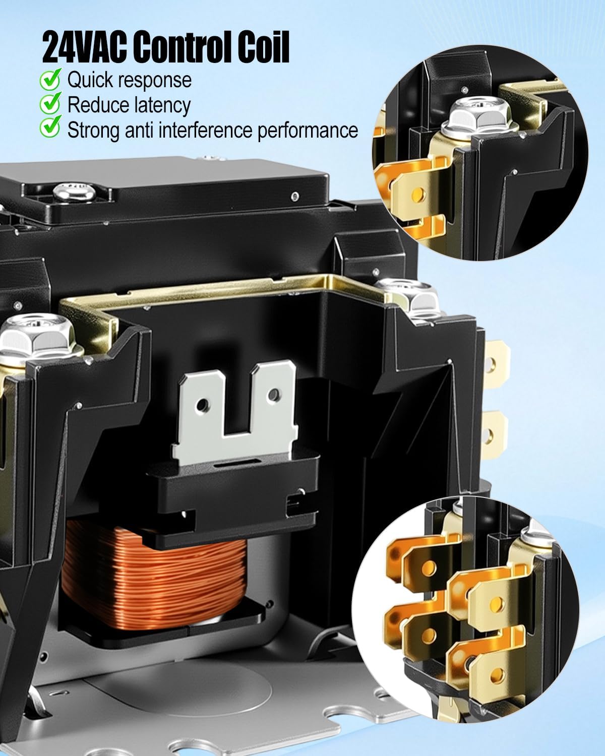 10F73 Contactor Fit for GE Lennox Replace 100438-04