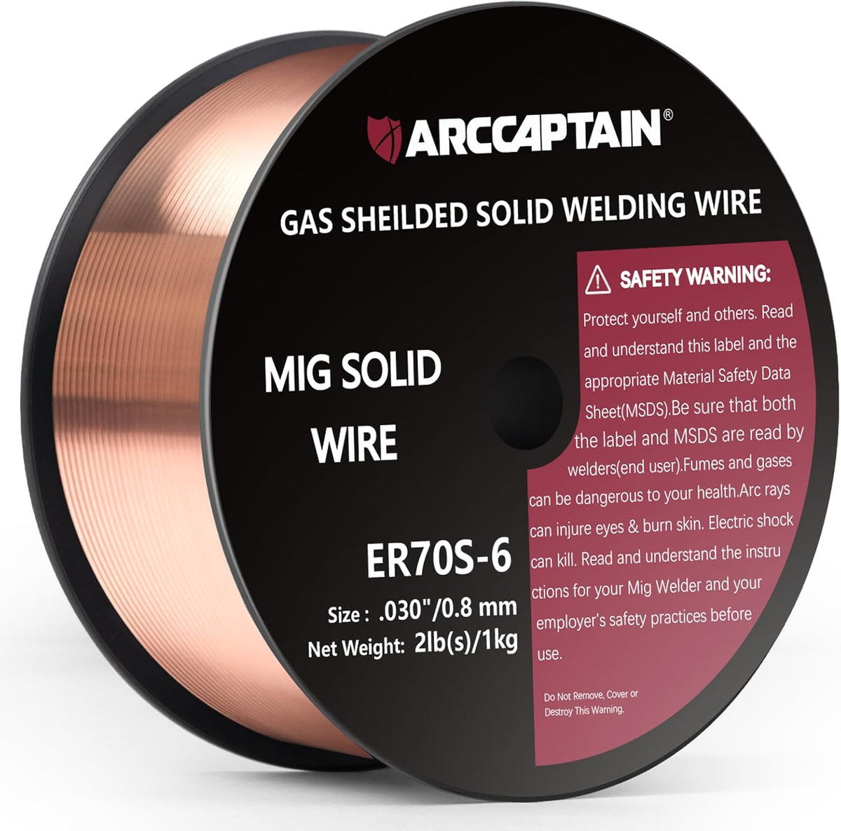 ARCCAPTAIN MIG Welding Wire ER70S-6 .030" 2LB x 1