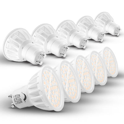 GU10 LED Track Light Bulbs Dimmable 50W Equivalent, 2700K Soft Warm Light