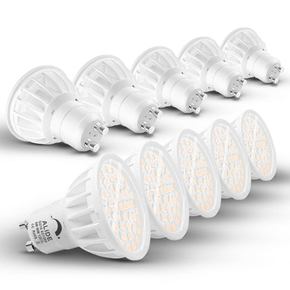 GU10 LED Track Light Bulbs Dimmable 50W Equivalent, 2700K Soft Warm Light