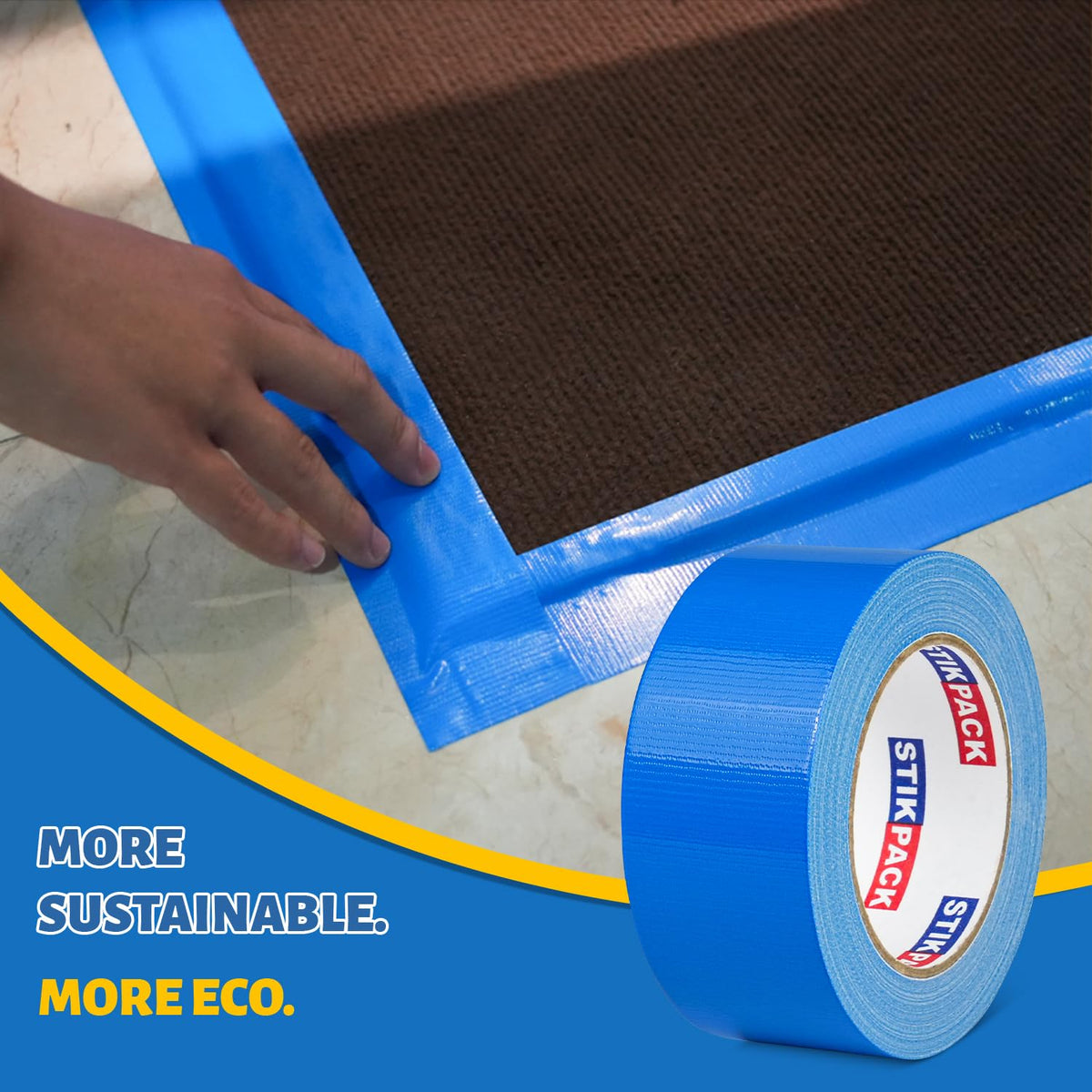 Heavy Duty Blue Duct Tape 2 Inches x 90 Feet, 1 Roll