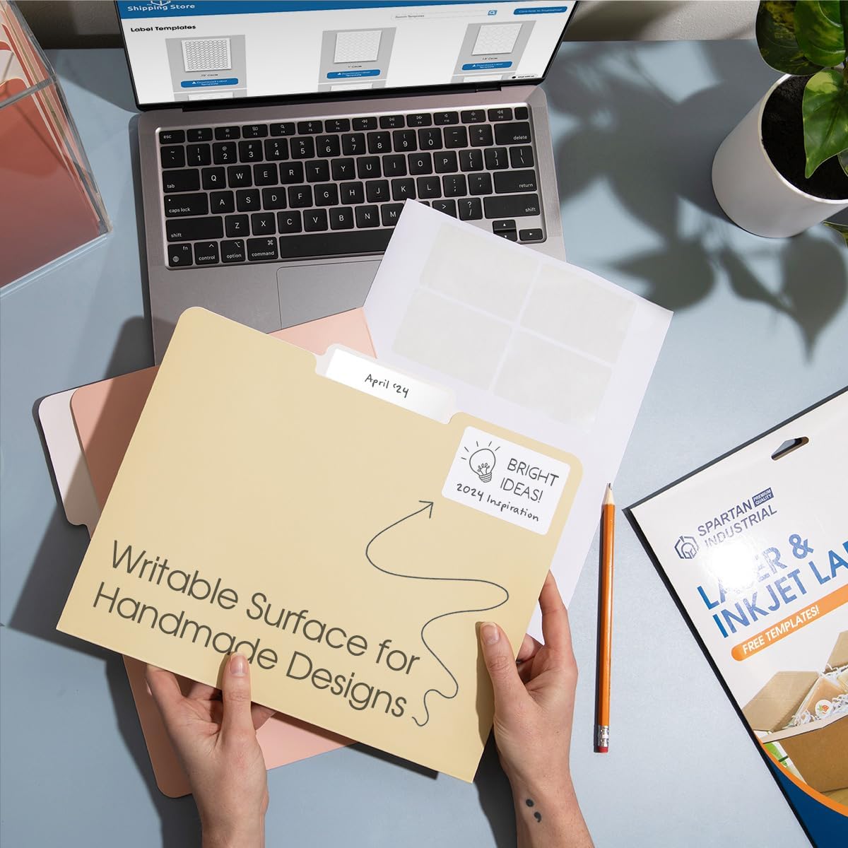 2" X 1" Matte White Printable Address Labels (30 Sheets, 1200 Labels)