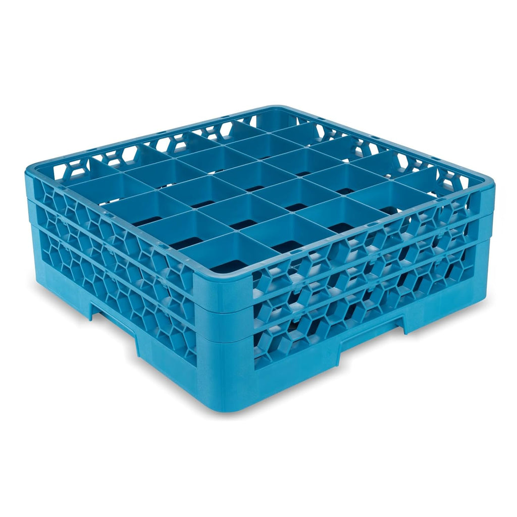 Carlisle Commercial Dishwasher Glass Rack, 25 Compartments, 2 Extenders