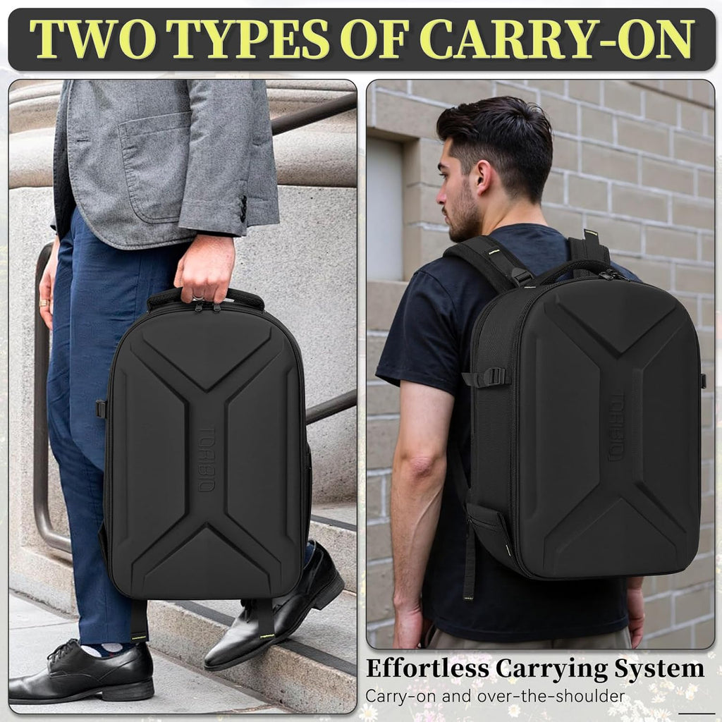 Large Hardshell Camera Backpack DSLR/SLR/Mirrorless Photography Bag | Waterproof Hard Shell, w/ Rain Cover, with