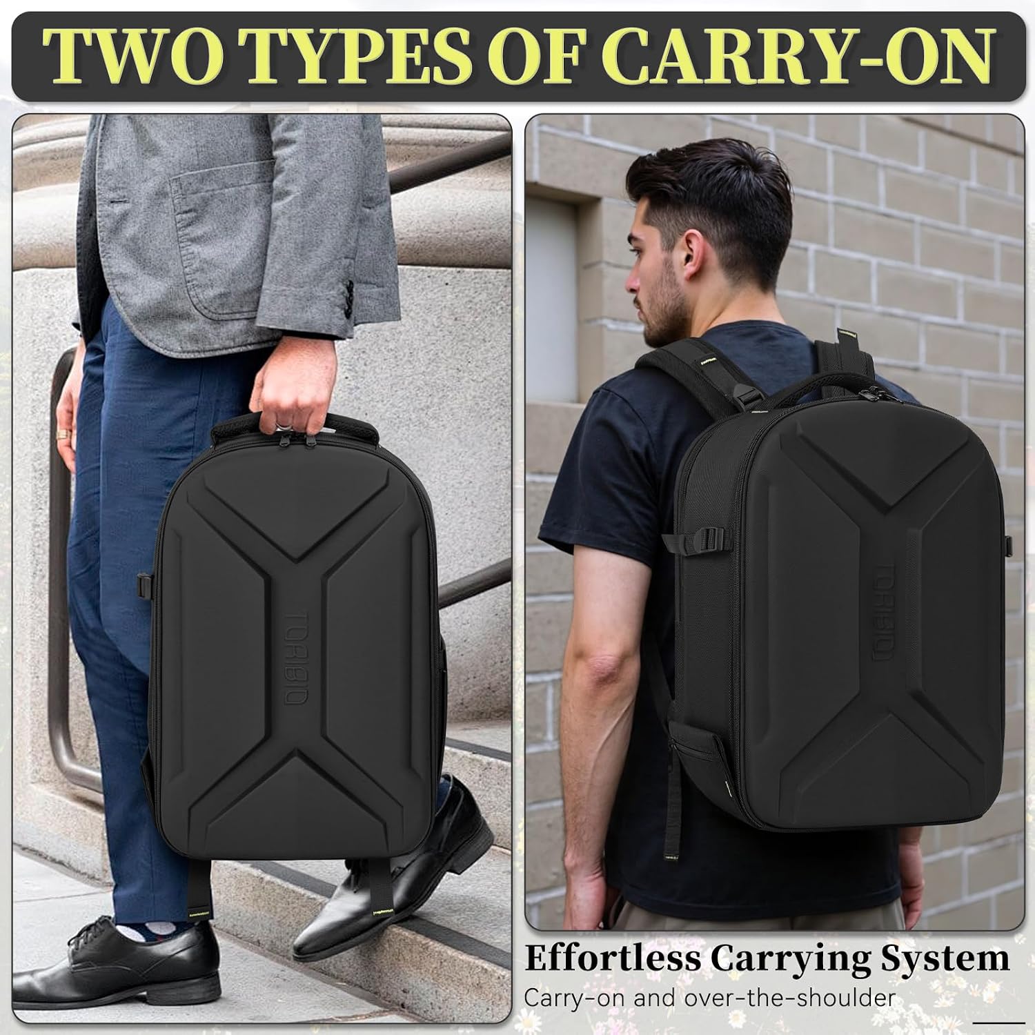 Large Hardshell Camera Backpack DSLR/SLR/Mirrorless Photography Bag | Waterproof Hard Shell, w/ Rain Cover, with
