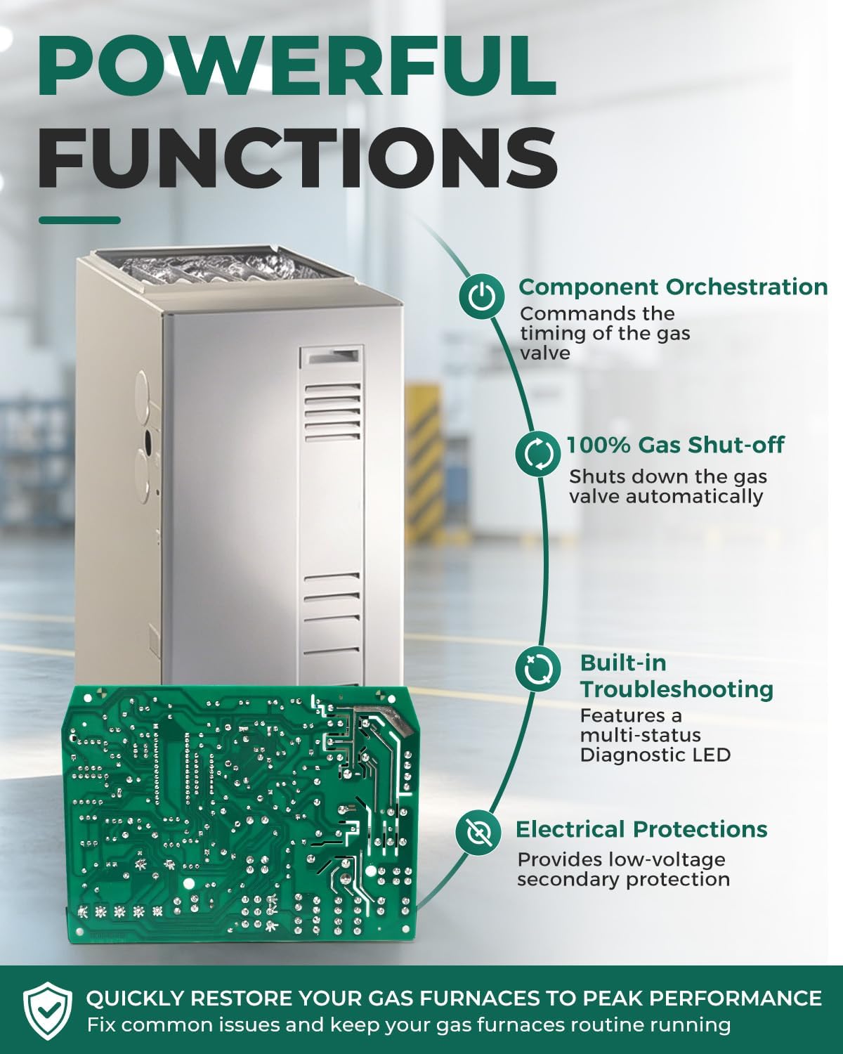 Furnace Control Board 1012-940-L for Carrier Bryant Payne