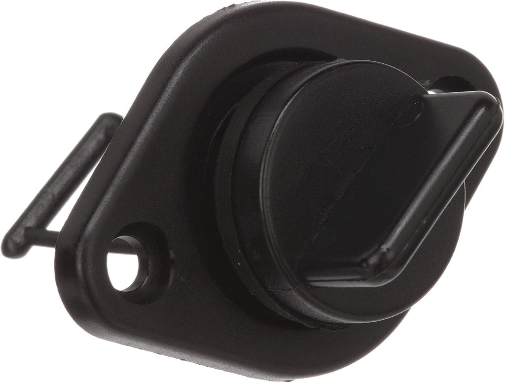 Attwood 17211-3 Drain Plug and Receiver Kit, ¾-Inch Diameter 1-Piece Plug, Threaded Receiver, Molded Black Plastic