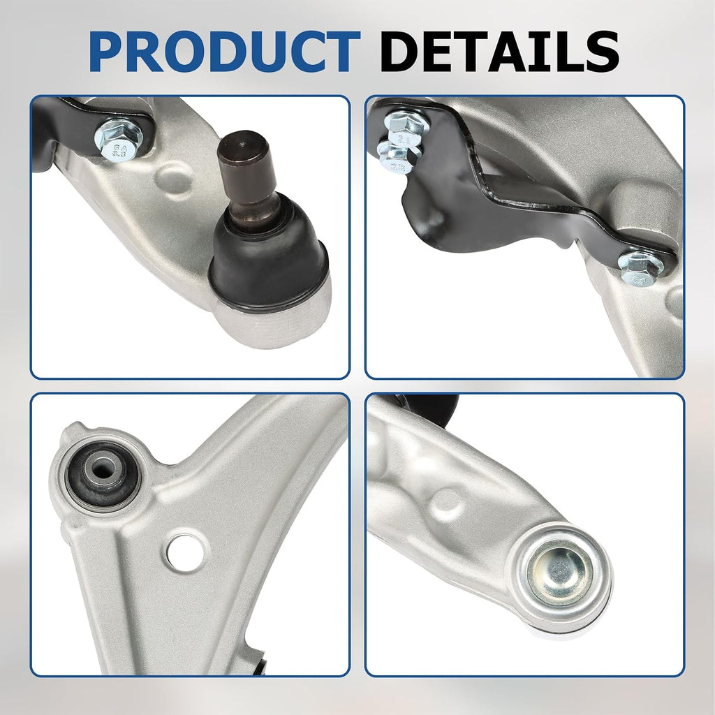 WFLNHB 10PCS Suspension Kit Front Lower Control Arms