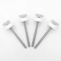 8MM Pressure Gates Threaded Spindle Rods, Baby Gates Accessory Screw Bolts Kit Fit for All Pressure Mounted Walk Thru