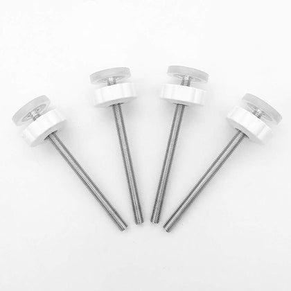 8MM Pressure Gates Threaded Spindle Rods, Baby Gates Accessory Screw Bolts Kit Fit for All Pressure Mounted Walk Thru