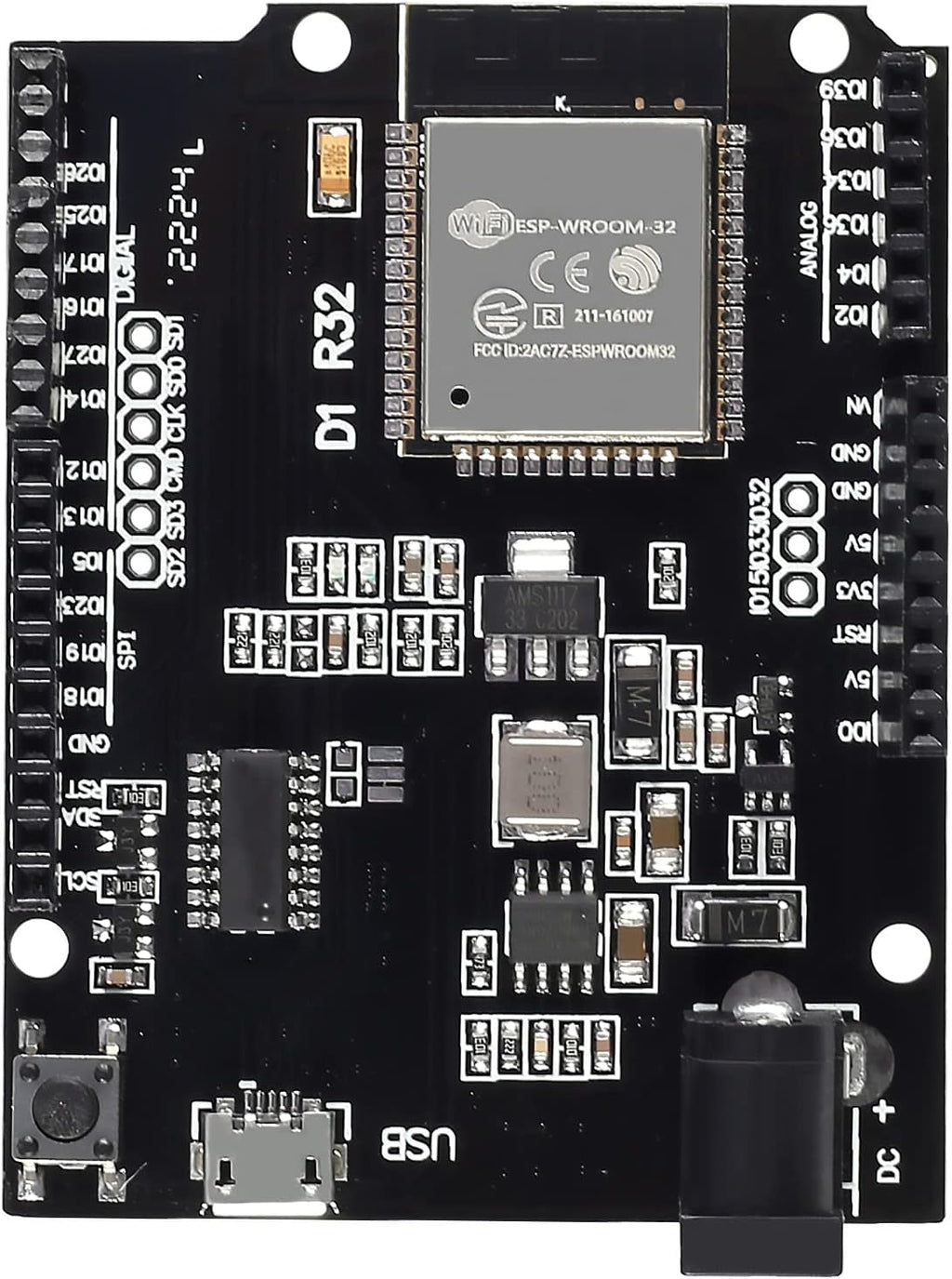3pcs ESP32 for Wemos D1 Mini D1 R32 ESP-32 CH340G WiFi Wireless Bluetooth Development Board 4MB Flash with Micro USB