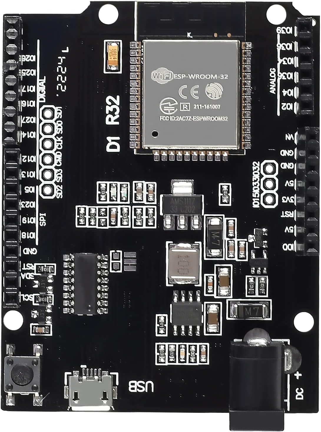 3pcs ESP32 for Wemos D1 Mini D1 R32 ESP-32 CH340G WiFi Wireless Bluetooth Development Board 4MB Flash with Micro USB