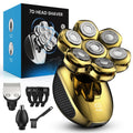 Head Shaver for Bald Men, 7D Floating Electric Razor, Close Smooth Shave for Head, Flexible Heads, Replaceable Blade