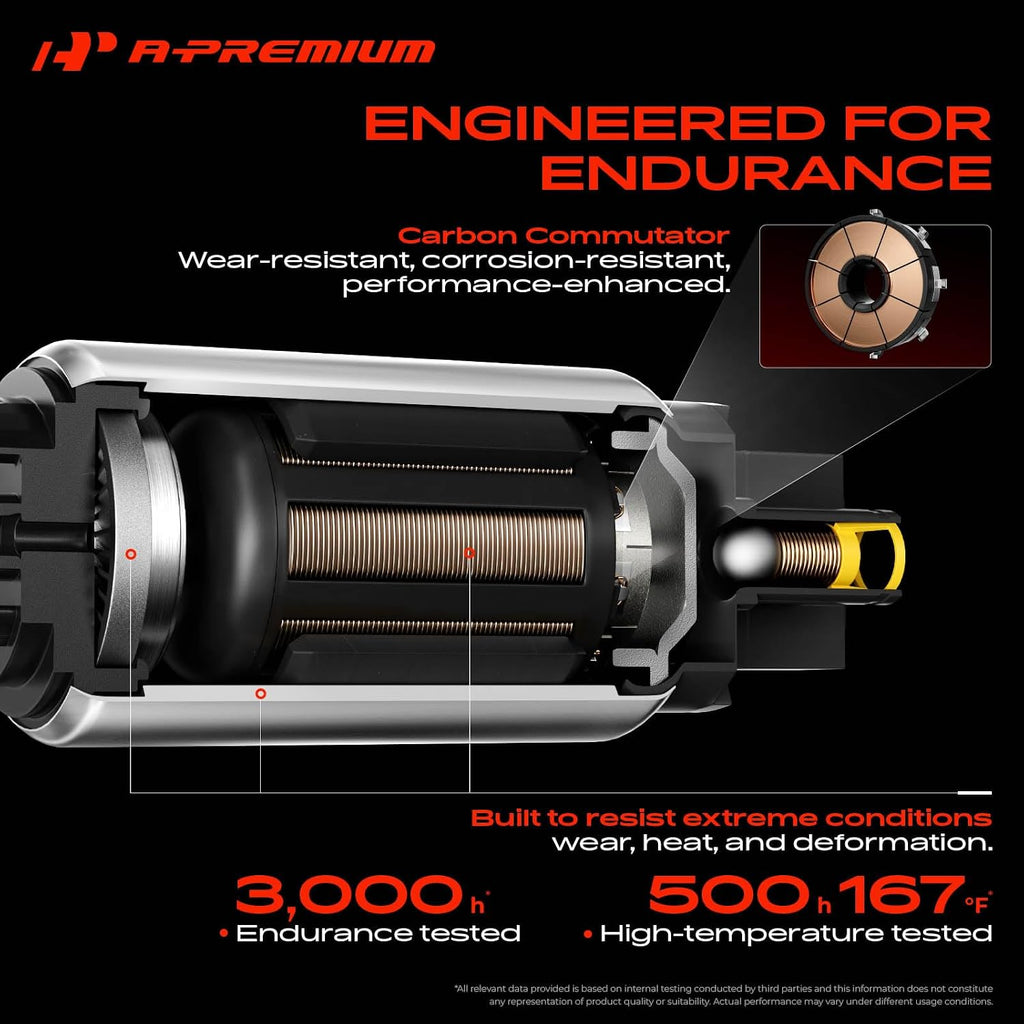 A-Premium Electric Fuel Pump for ATV Compatible with Honda