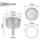 Espresso Maker Filter Basket, 9 Cup Moka Pot Replacement Funnel