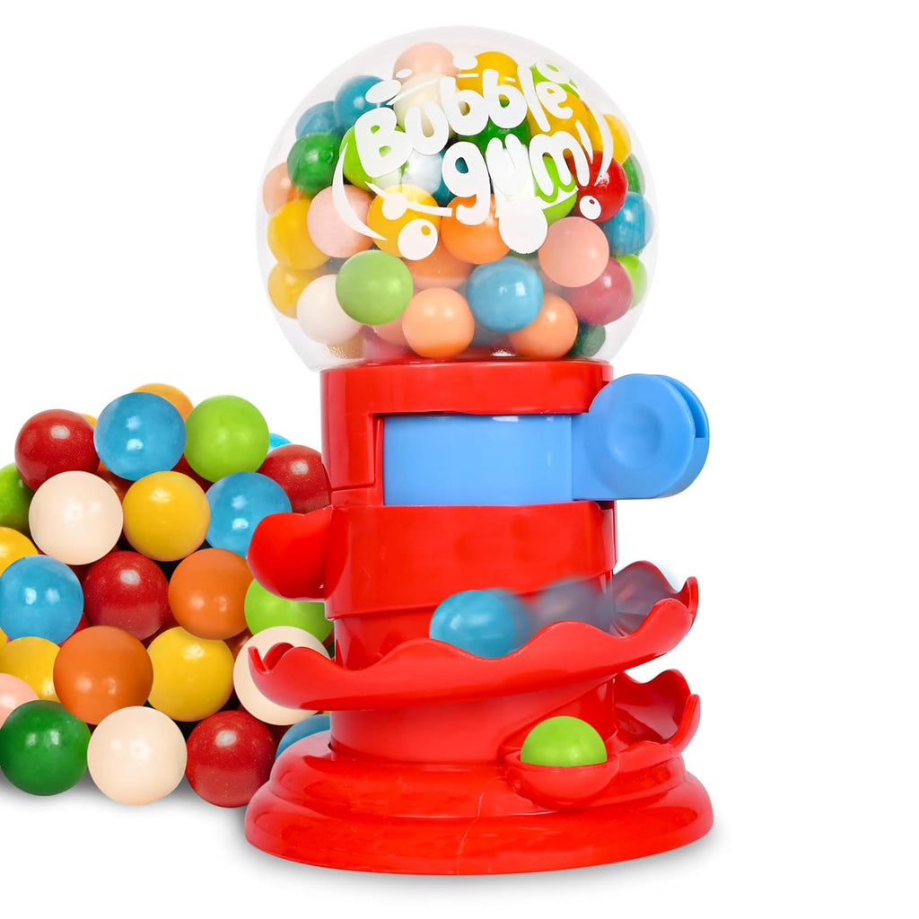Toymendous Gumball Machine for Kids - Candy Dispenser Piggy Bank - 50 Count