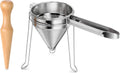 New Star Foodservice 42566 Stainless Steel China Cap Strainer Set, 3-Piece