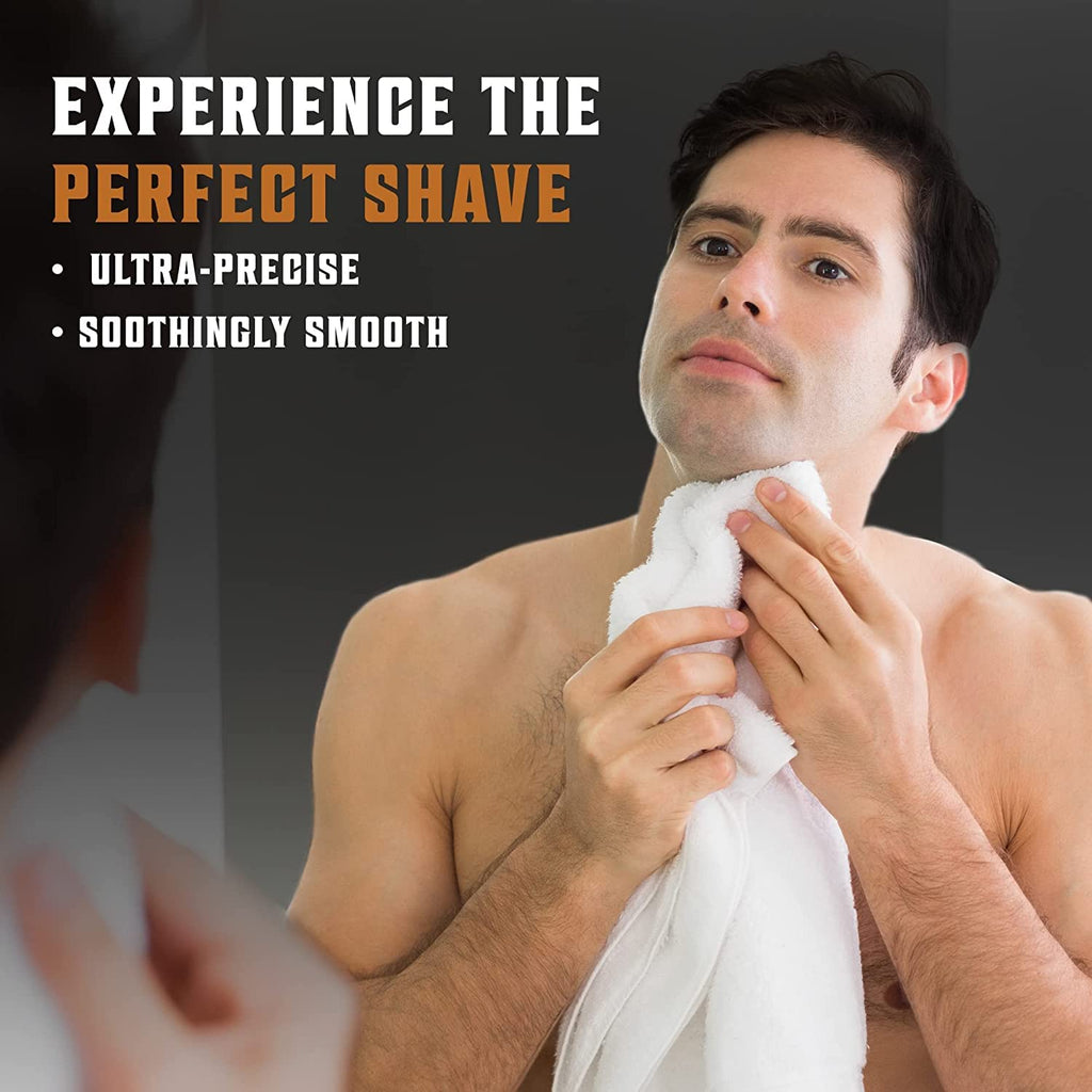 Long Handle Double Edge Safety Razor - 12 Piece Set | Butterfly Open Design - Includes 10 Stainless Steel Blades