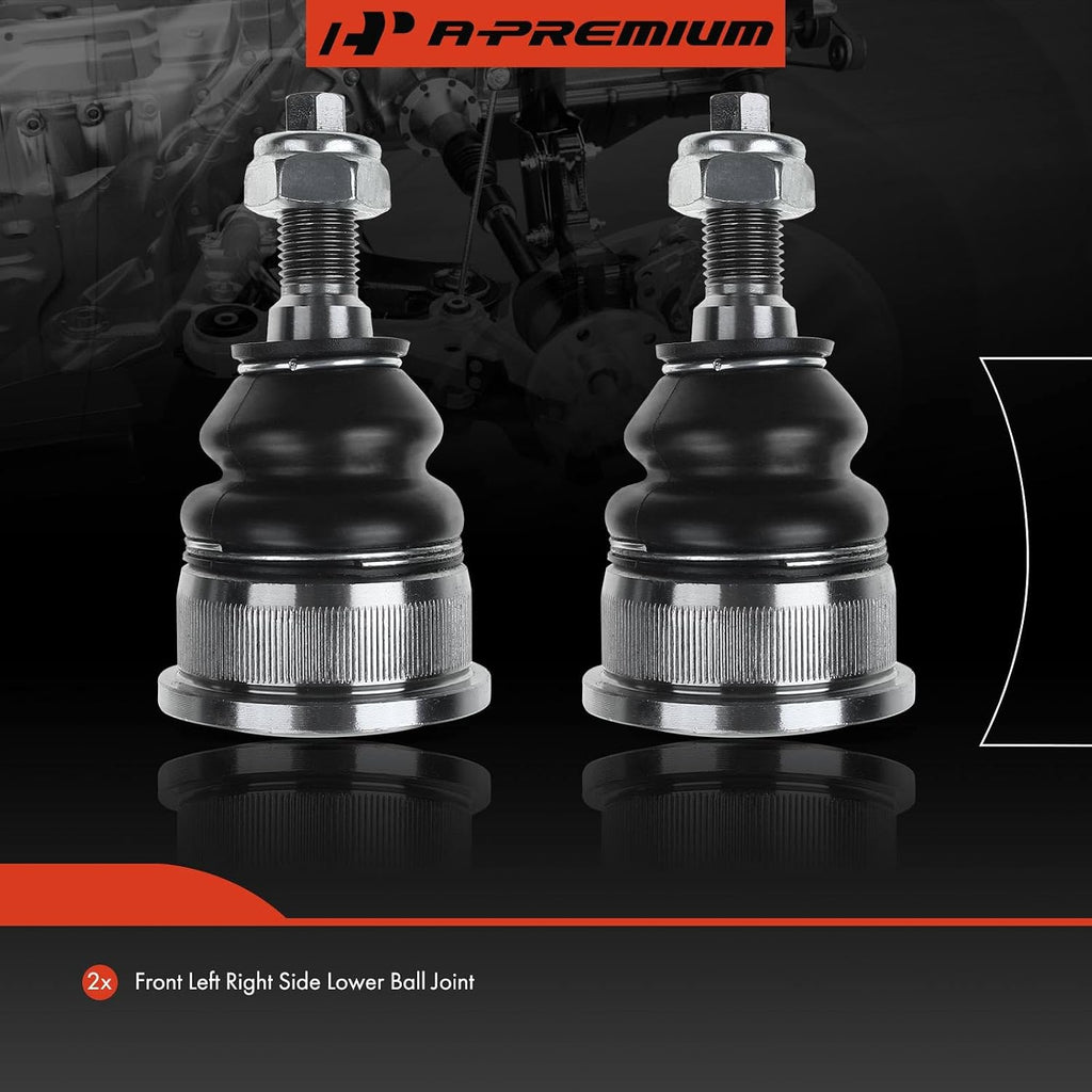 A-Premium Front Lower Ball Joint - Forge Steel, Compatible with Jeep