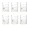 Sciencent Glass Beaker Sets (250mlX6)