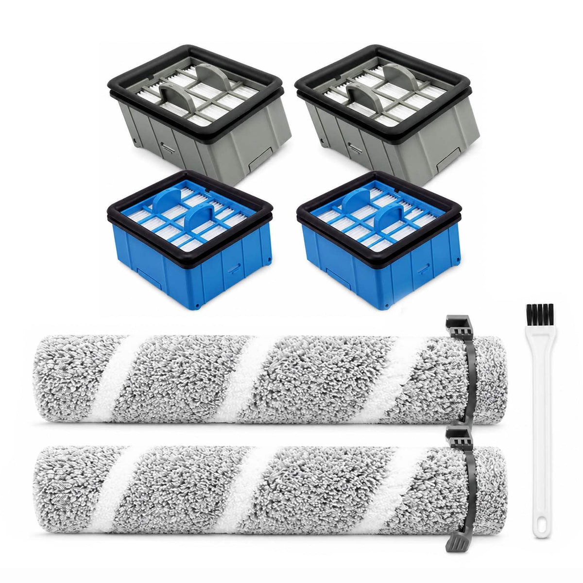 4329G Replacement Brush/Filter Kit Compatible with CrossWave OmniForce EDGE