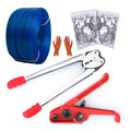 Packaging Banding Strapping Kit, Pallet Poly Strapping Kit | Tensioner Tool Sealer, Banding Tool, 4000" Length x 1/2"