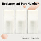 WPXITOO FFV4300157S Filter 3-Pack Compatible with Panasonic ERV System