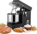 10.7 Qt Commercial Spiral Dough Mixer, Heavy Duty Dough Kneader