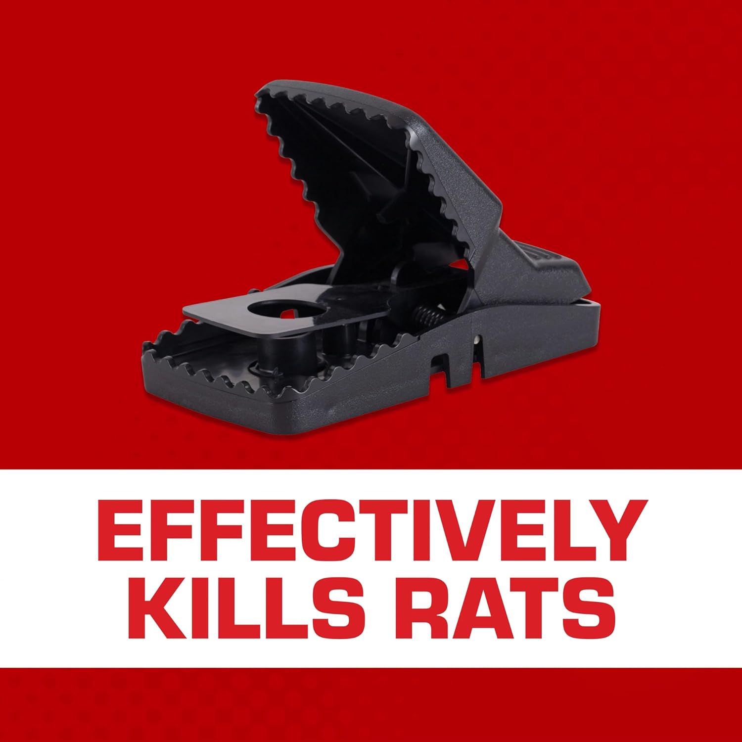 Rat Snap Trap, 1 Rat Size Trap | Reusable - Effectively Kill Rats - Ideal for Home and Farm Use