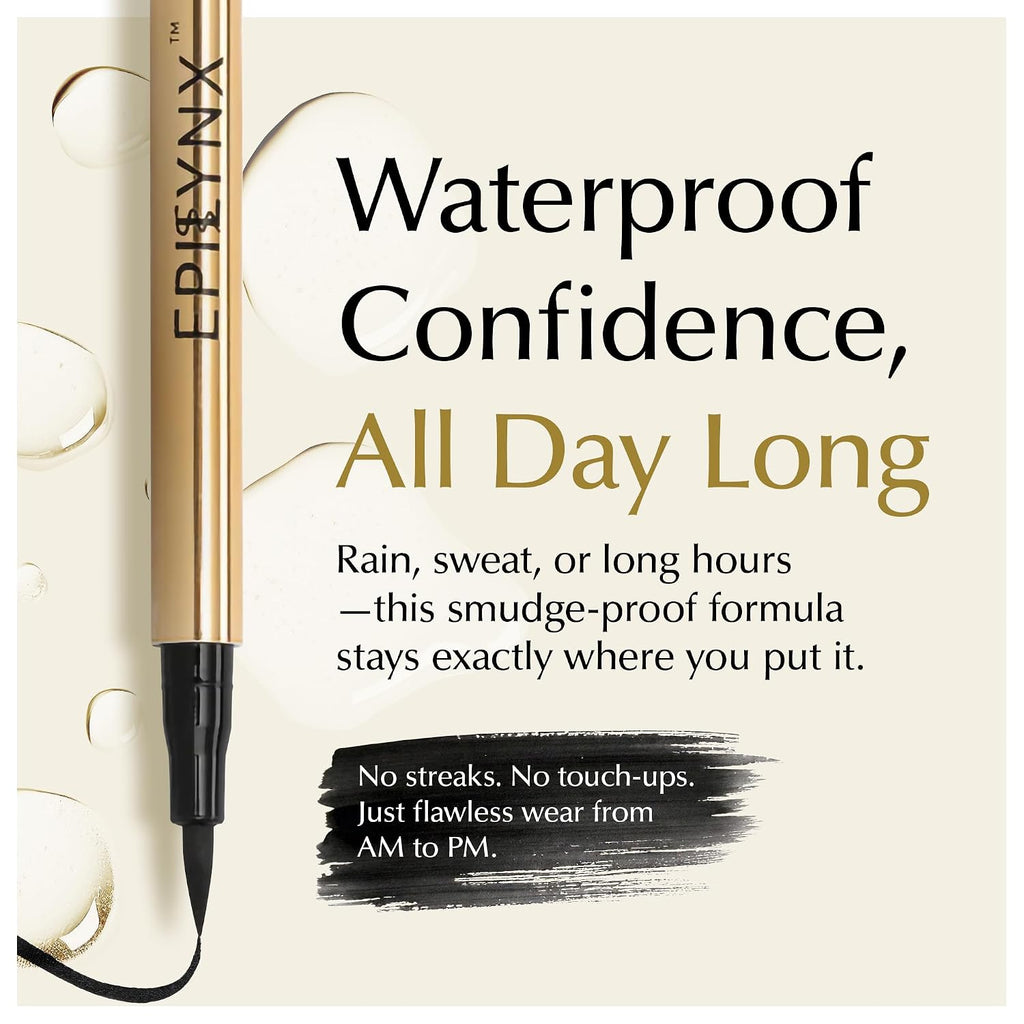 All Day Waterproof Liquid Eyeliner, Black 2mL