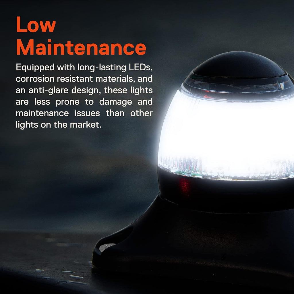 TRUE MODS White Anchor All-Round LED Marine Boat Navigation Light