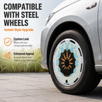 Universal 14 Inch Hubcaps Replacement, Aero disc Full Coverage Wheel Covers