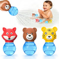 Sensory Bath Toys for Toddlers 1-3: 3PCS Bathtub & Pool Squirt Toys for Kids | Water Table & Tub Floating Toys |