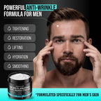 Mens Face Moisturizer Cream - Anti-Aging & Wrinkle Cream with Retinol, 4 OZ