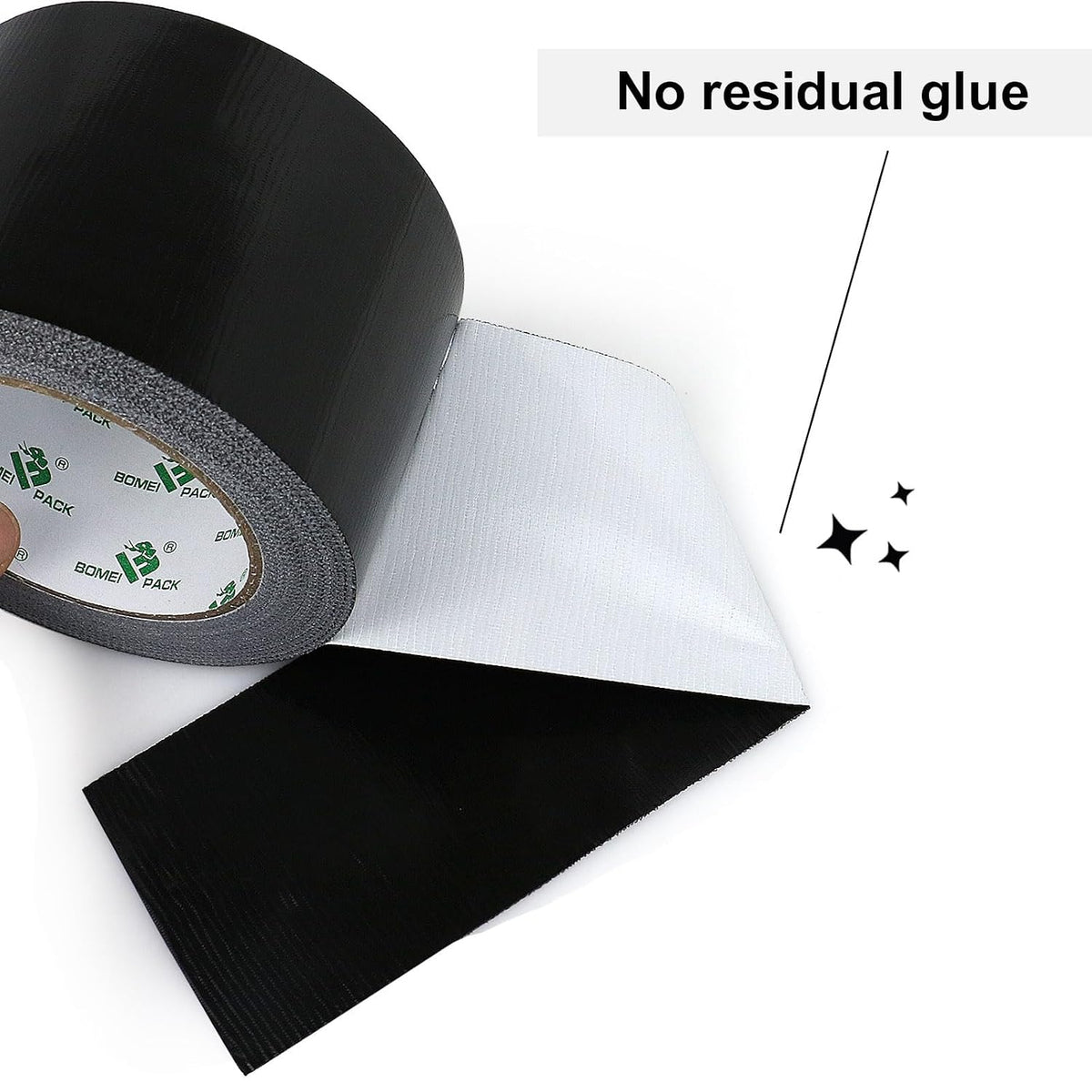 1Pack 3inch Duct Tape Heavy Duty Waterproof Black 9Mil 20Yds