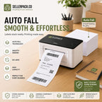 SellerPack 4x6 Thermal Labels Fanfold 500 Labels per Pack, Zebra & Munbyn