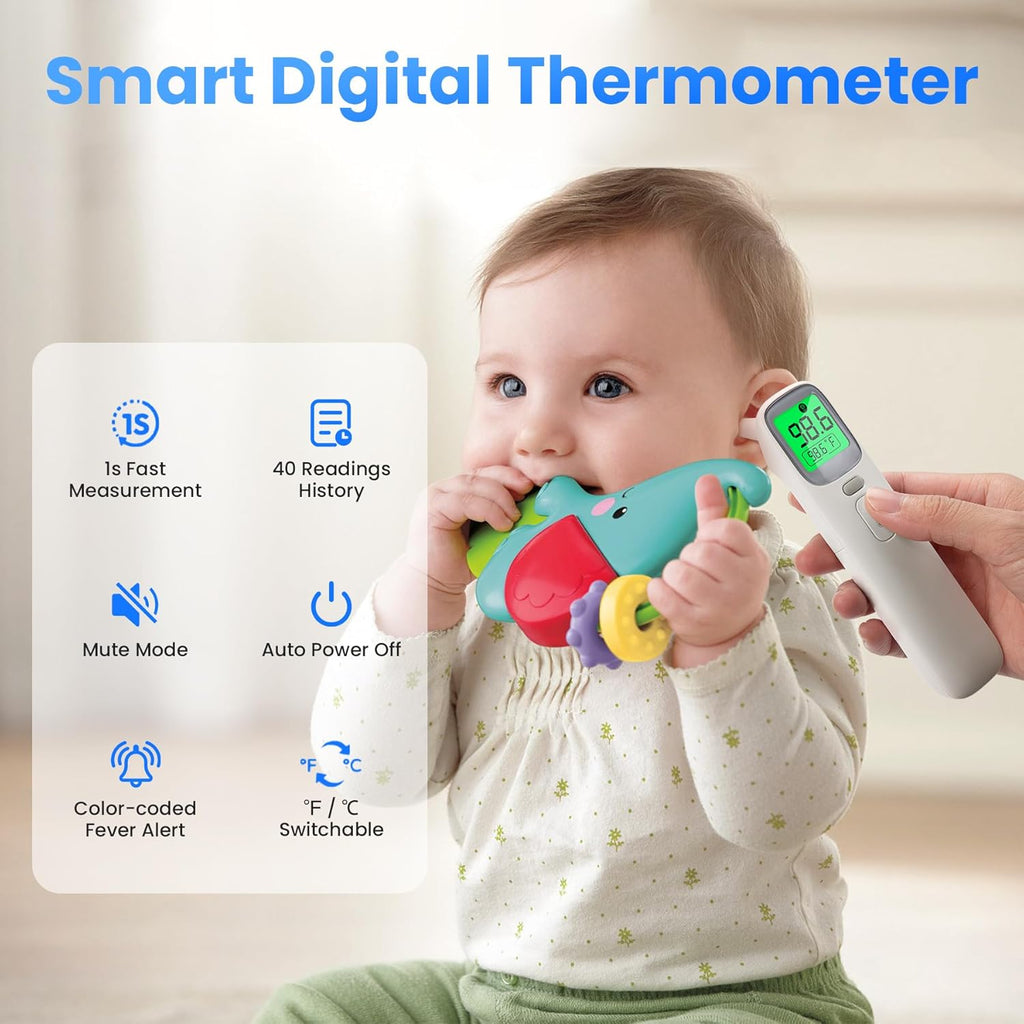 3-in-1 Ear and Forehead Thermometer for Adults Kids with Object Mode Accurate Digital Baby Thermometer Featuri ANG