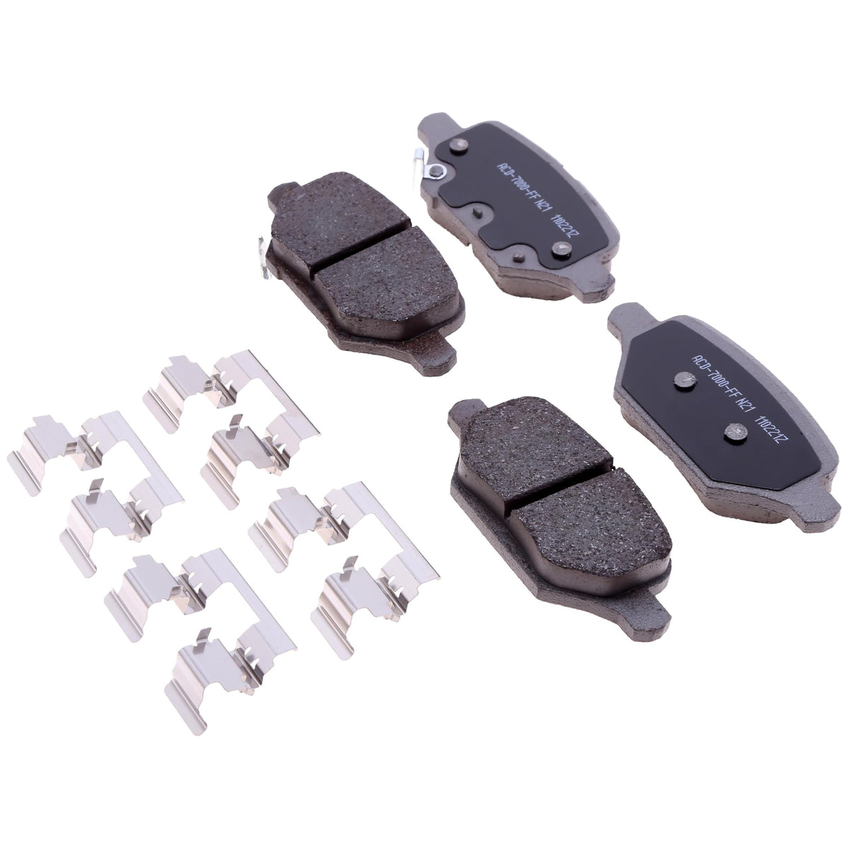 ACDelco Silver 14D2168CH (19430068) Ceramic Rear Disc Brake Pad Kit